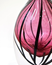 Load image into Gallery viewer, Cranberry Stripe Perfume Bottle
