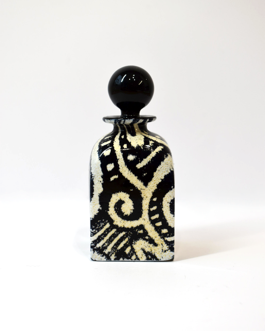 Monochrome & Gold Leaf Perfume Bottle