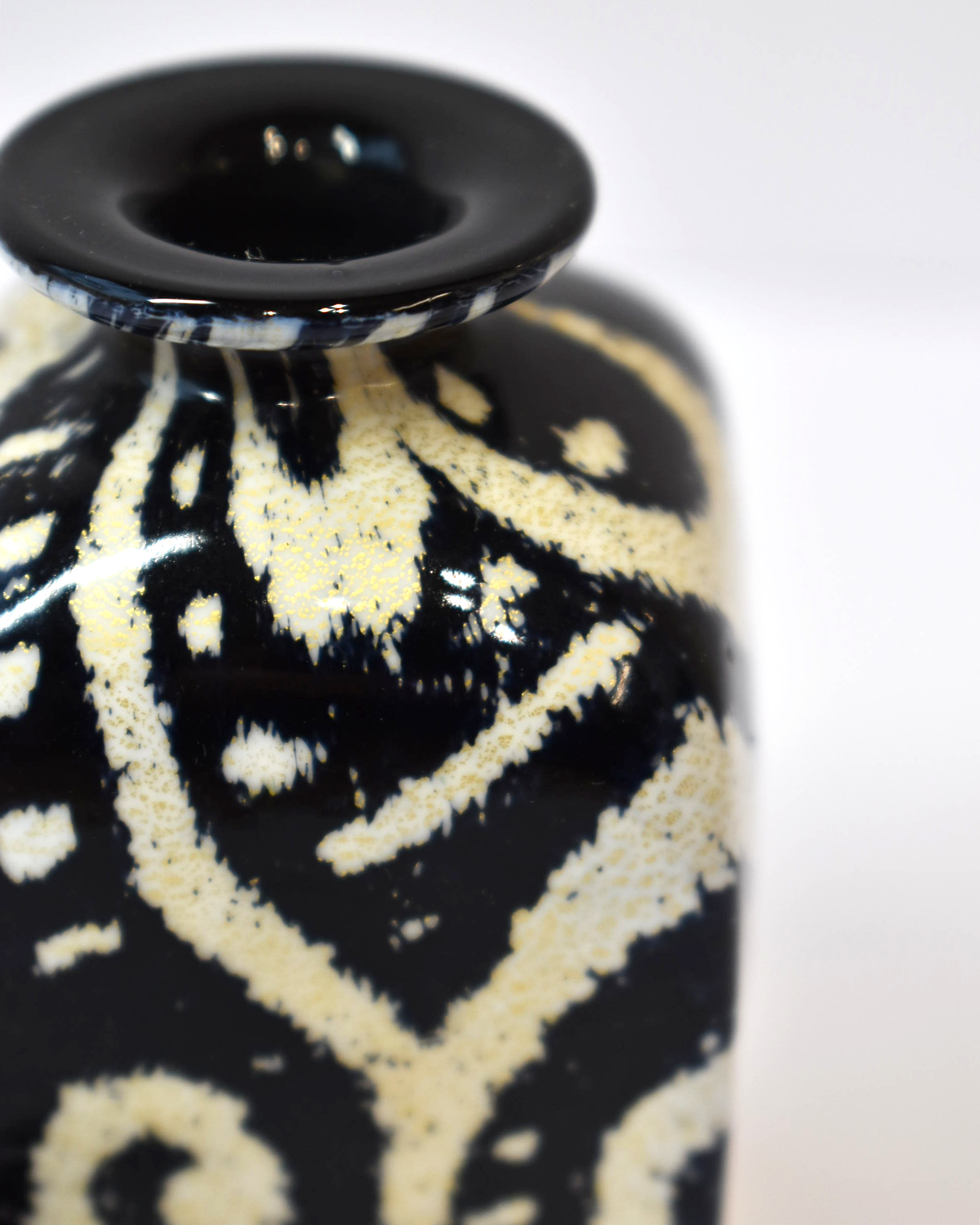 Monochrome & Gold Leaf Perfume Bottle