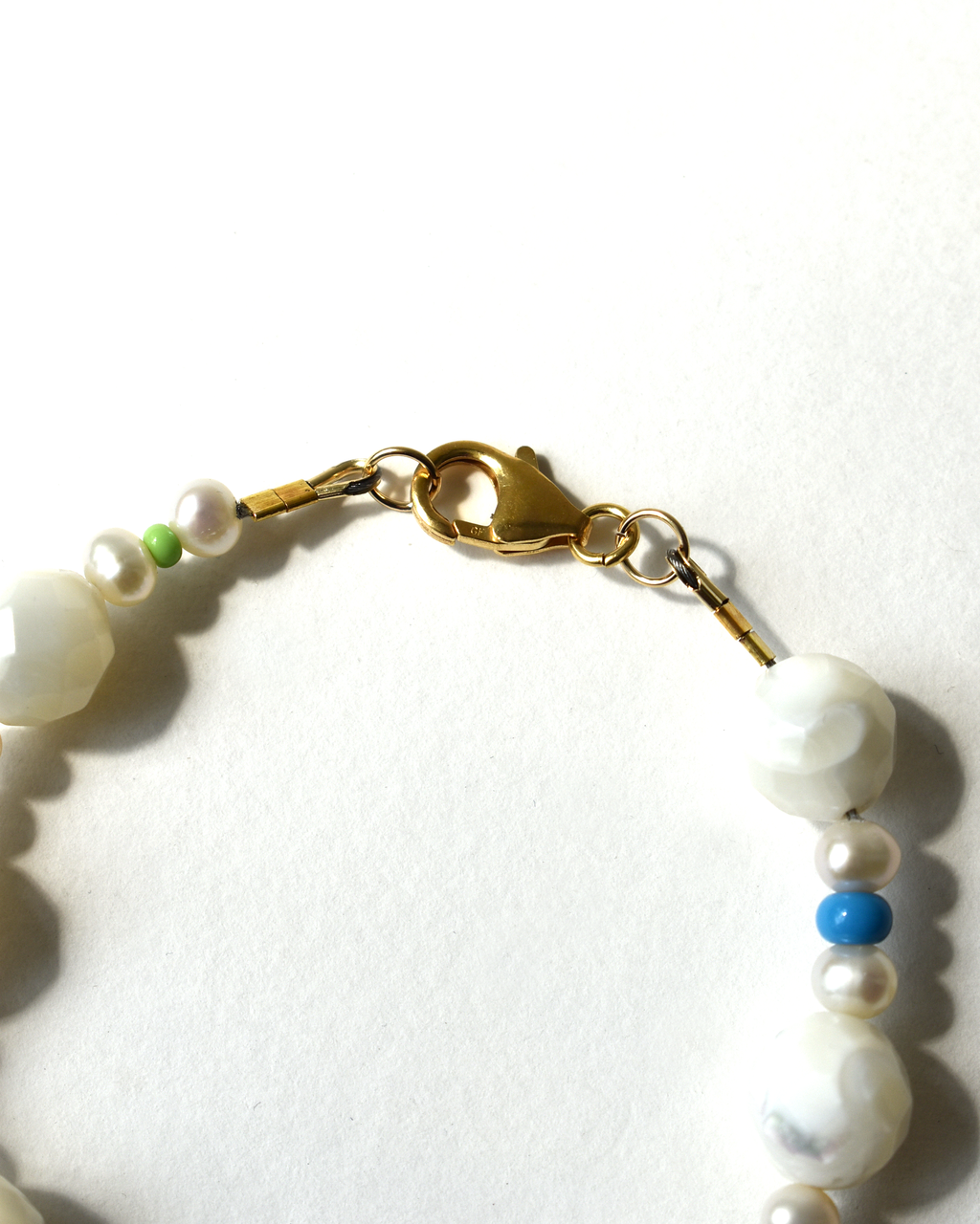 Mother of Pearl Murano Fish Bracelet