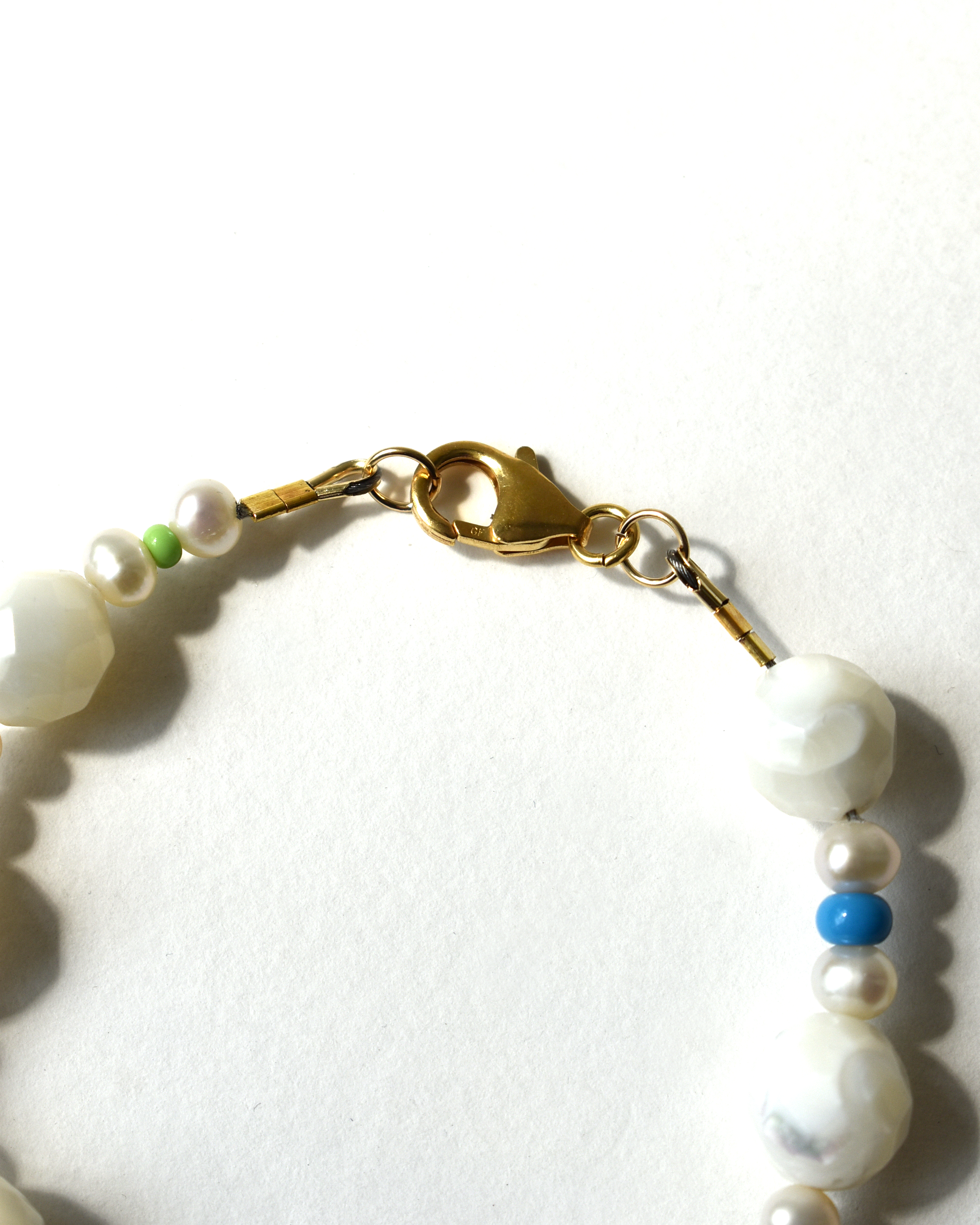 Mother of Pearl Murano Fish Bracelet