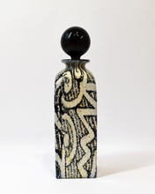 Load image into Gallery viewer, Monochrome &amp; Gold Leaf Tall Perfume Bottle
