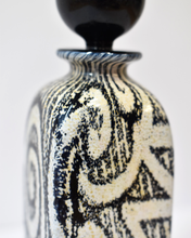 Load image into Gallery viewer, Monochrome &amp; Gold Leaf Tall Perfume Bottle
