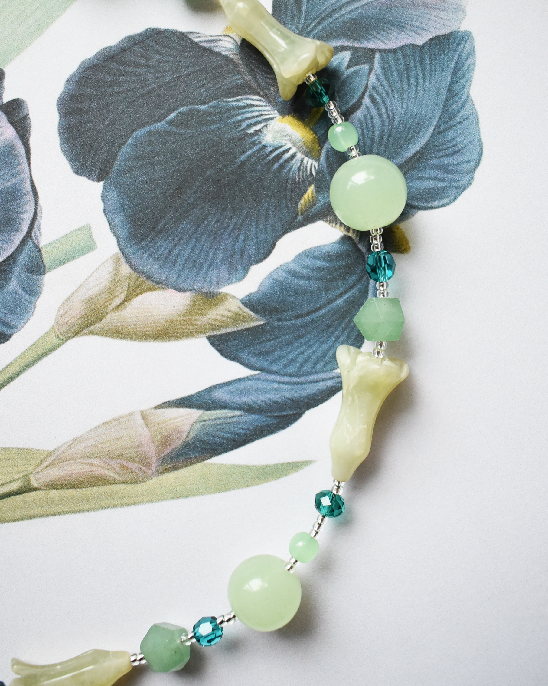 'Coastal Jade' Freshwater Pearl Bead Necklace