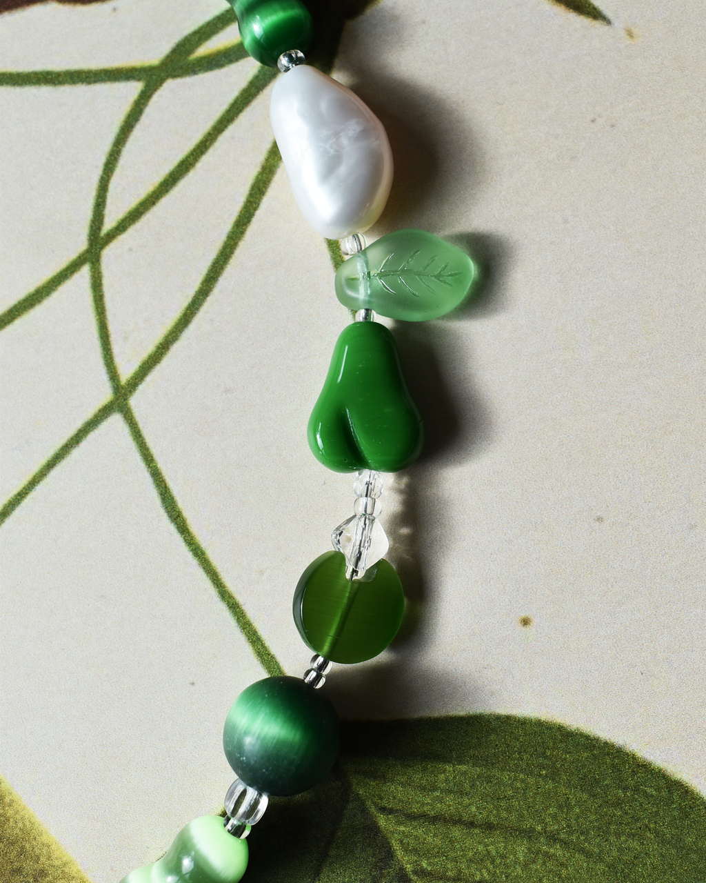 'Apples & Pears' Bead Necklace