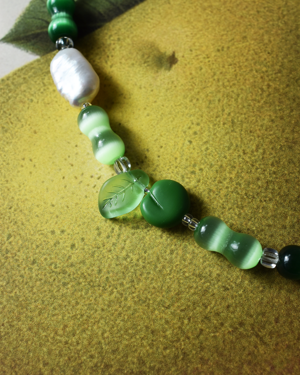 'Apples & Pears' Bead Necklace