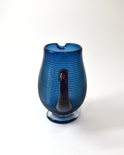 Load image into Gallery viewer, Royal Blue &amp; Burgundy Venetian Glass Jug
