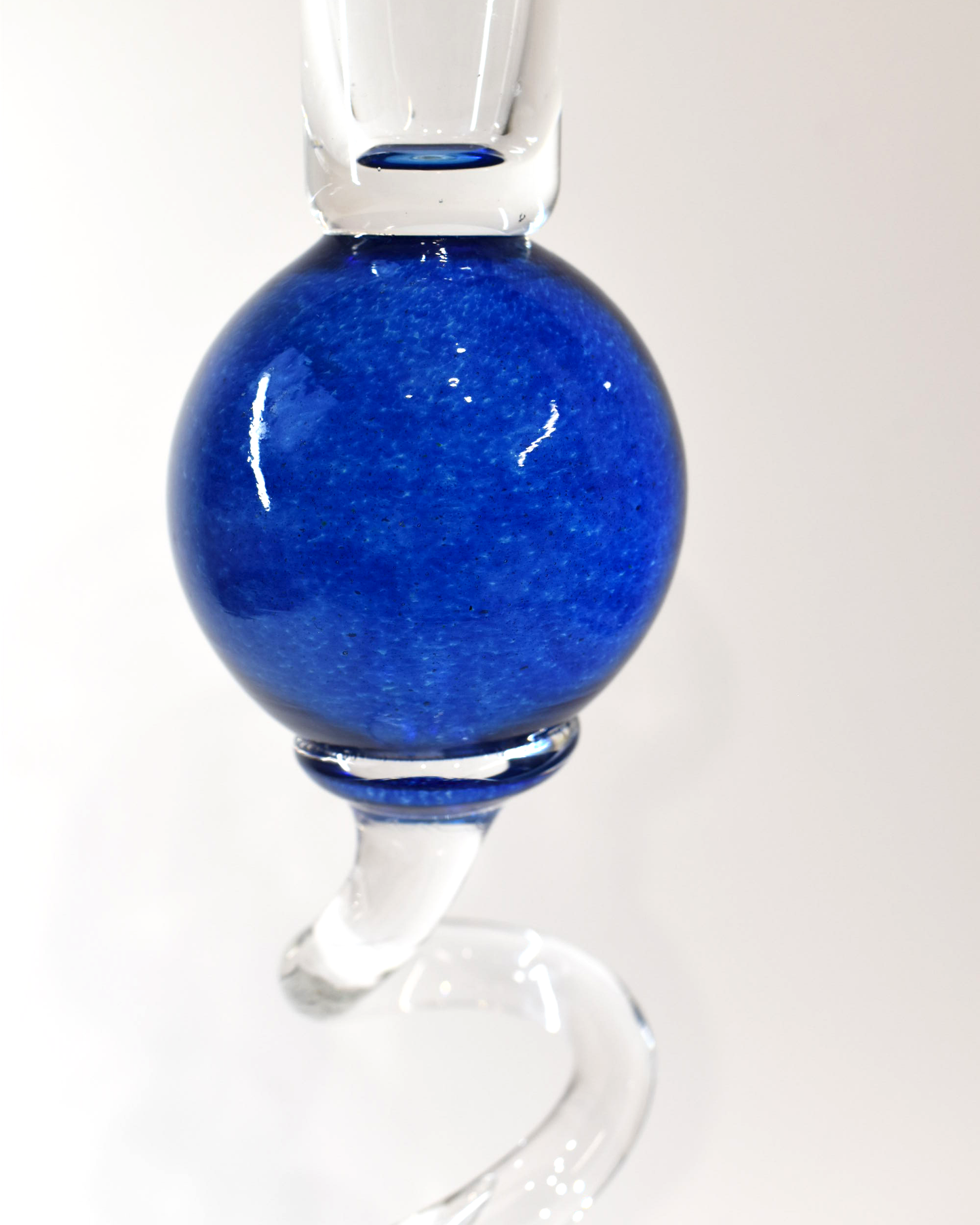 Royal Blue 'Colourball' Candlestick