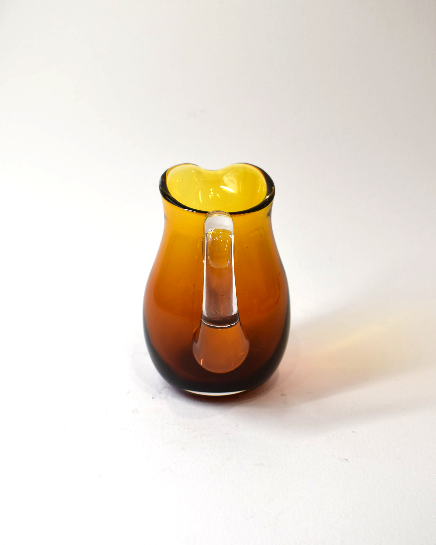 Amber Glass Cordial Jug (S)