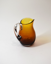 Load image into Gallery viewer, Amber Glass Cordial Jug (S)
