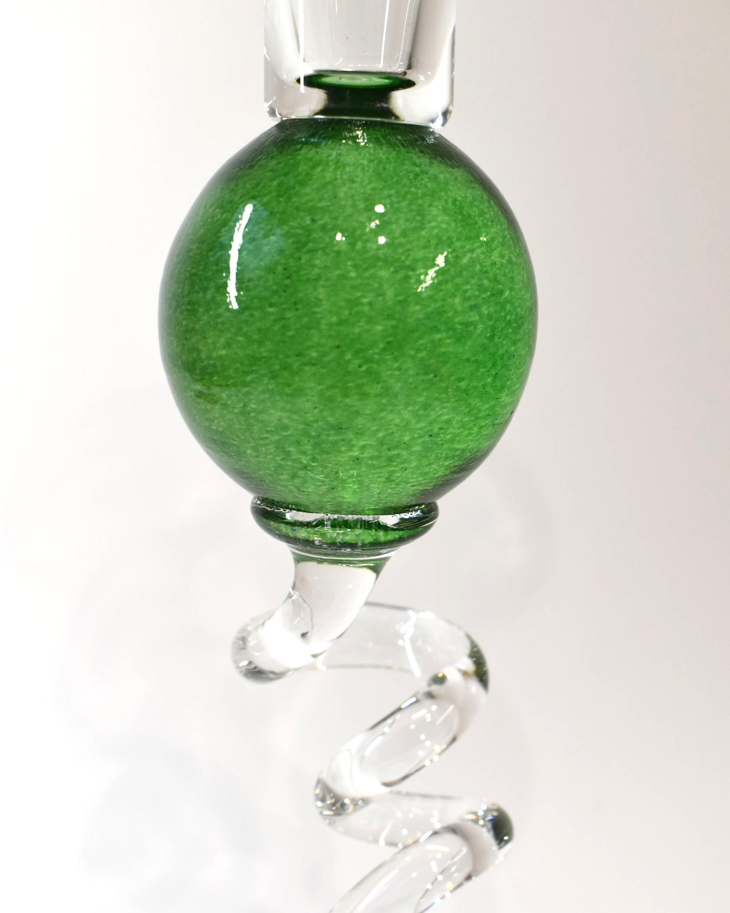 Green 'Colourball' Candlestick