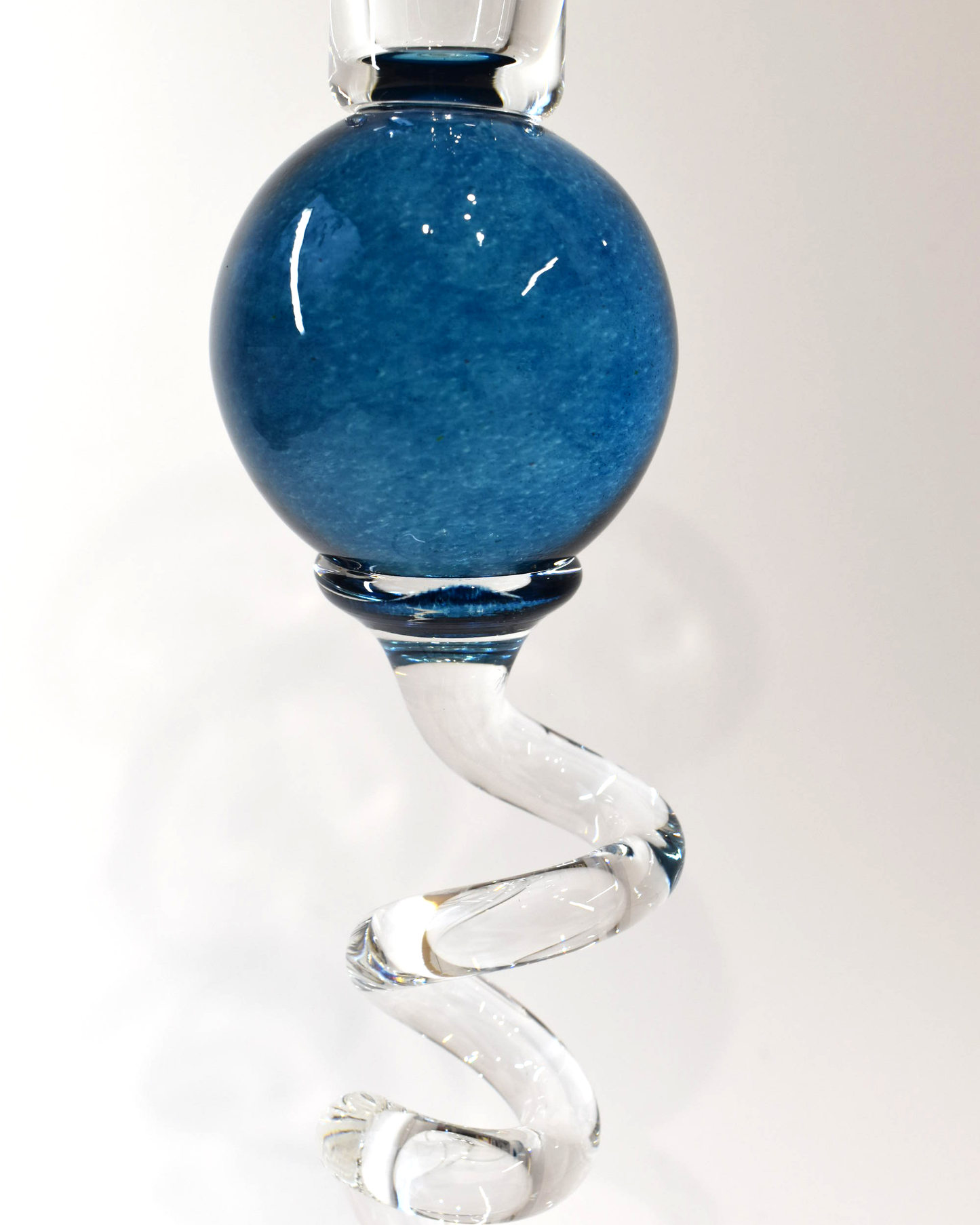 Turquoise 'Colourball' Candlestick