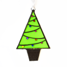 Load image into Gallery viewer, Copper Foil Decorative Sparkle Christmas Tree
