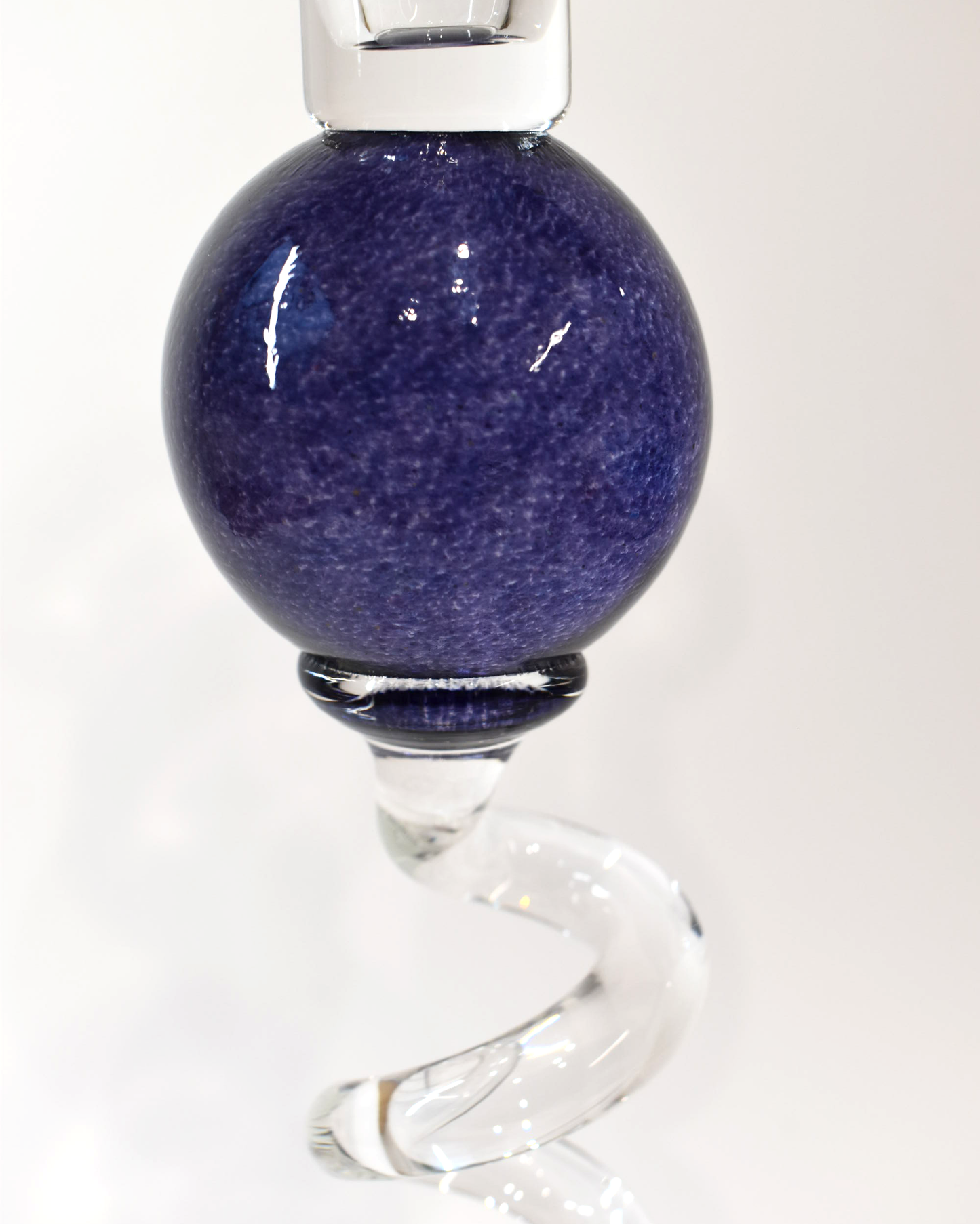 Purple 'Colourball' Candlestick