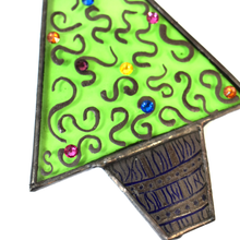 Load image into Gallery viewer, Copper Foil Wavy Sparkle Christmas Tree
