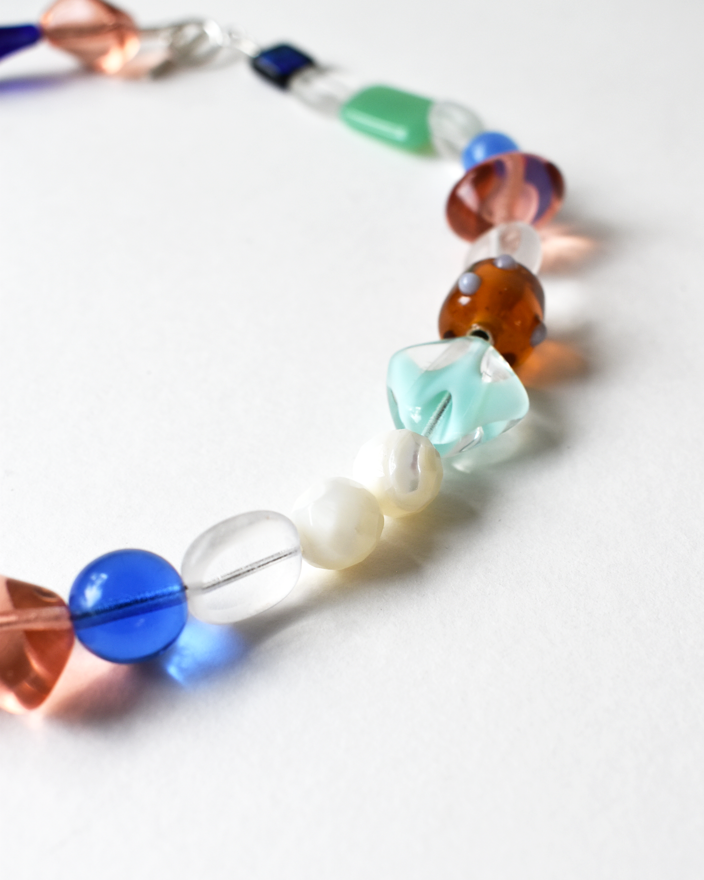Mixed Glass Bead Necklace