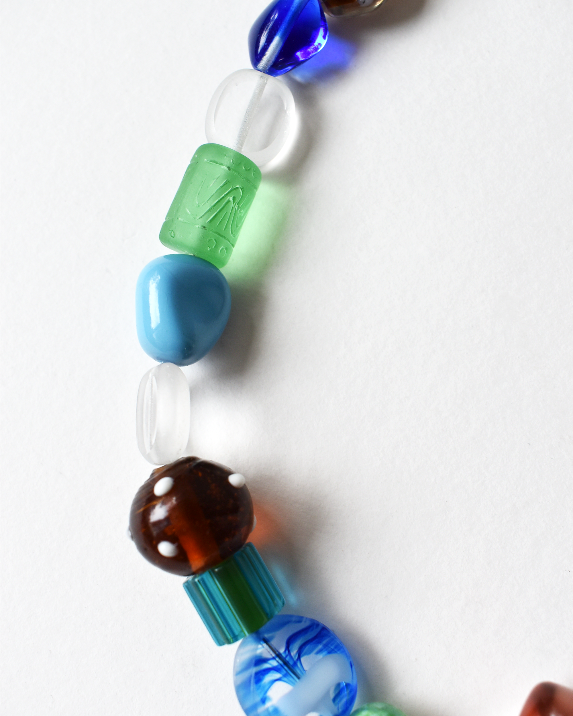 Mixed Glass Bead Necklace