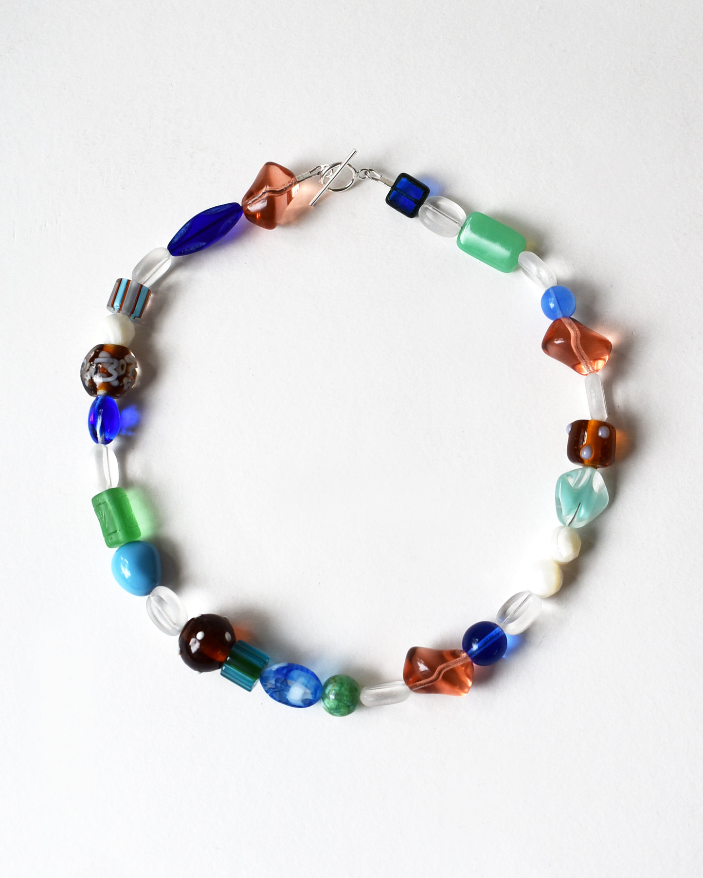 Mixed Glass Bead Necklace
