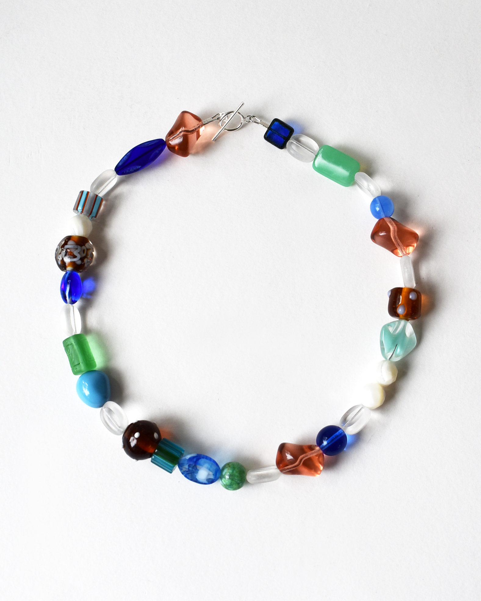 Mixed Glass Bead Necklace