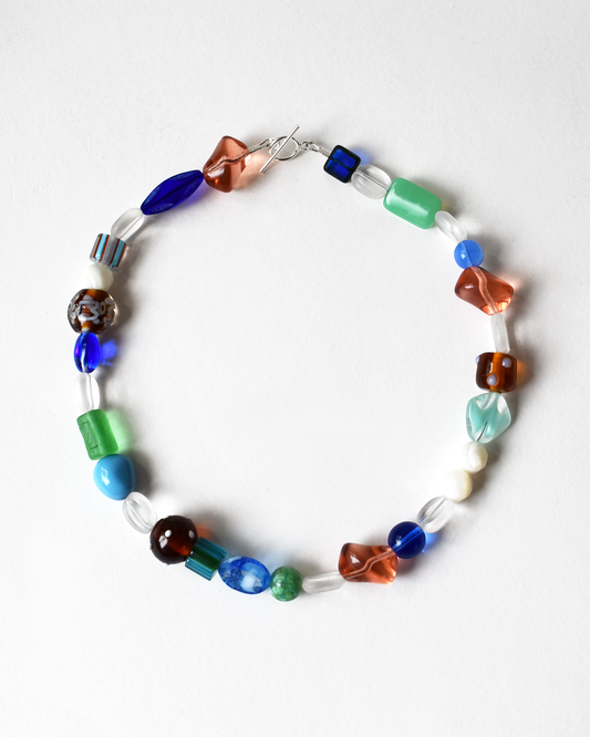 Mixed Glass Bead Necklace