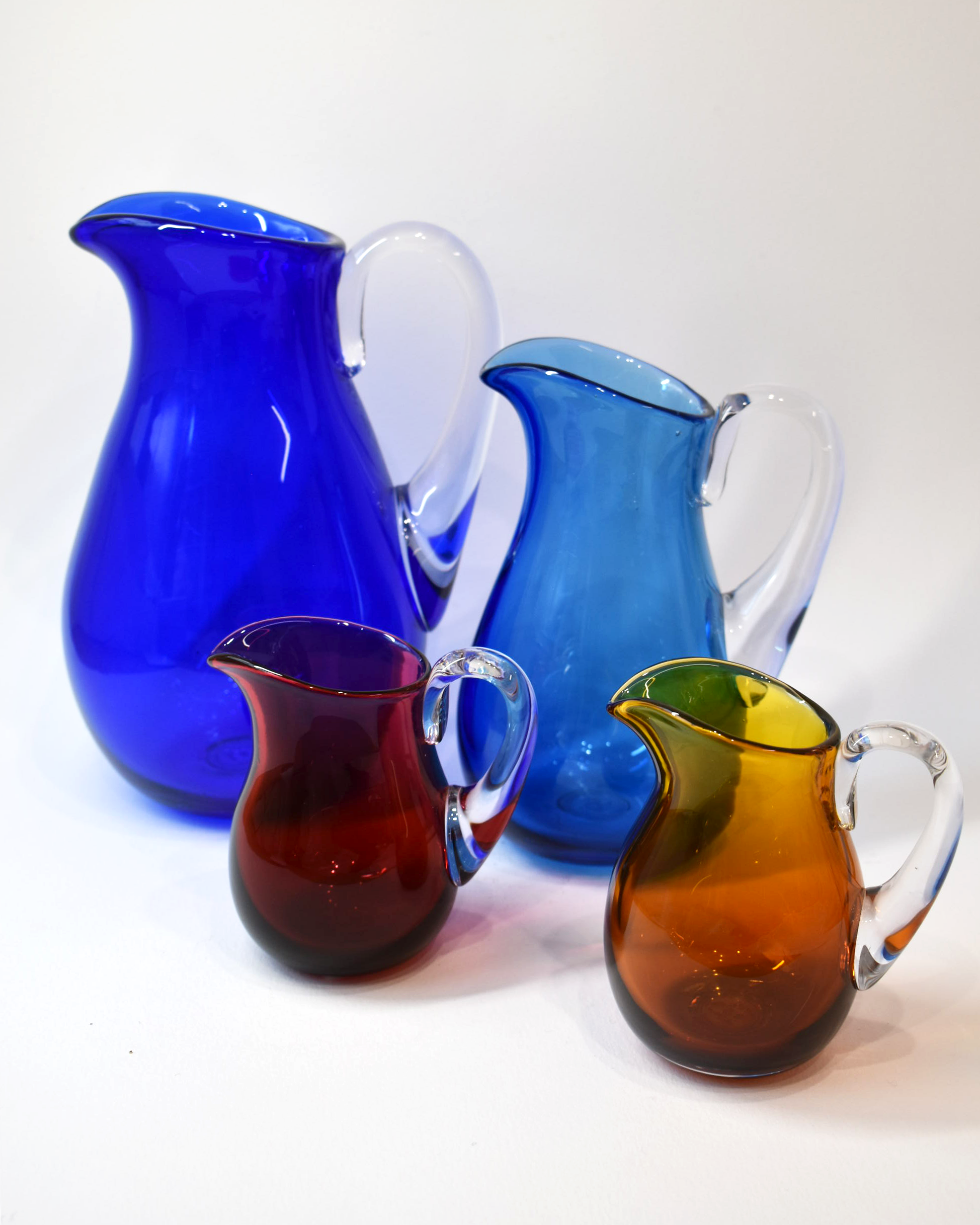 Amber Glass Cordial Jug (S)
