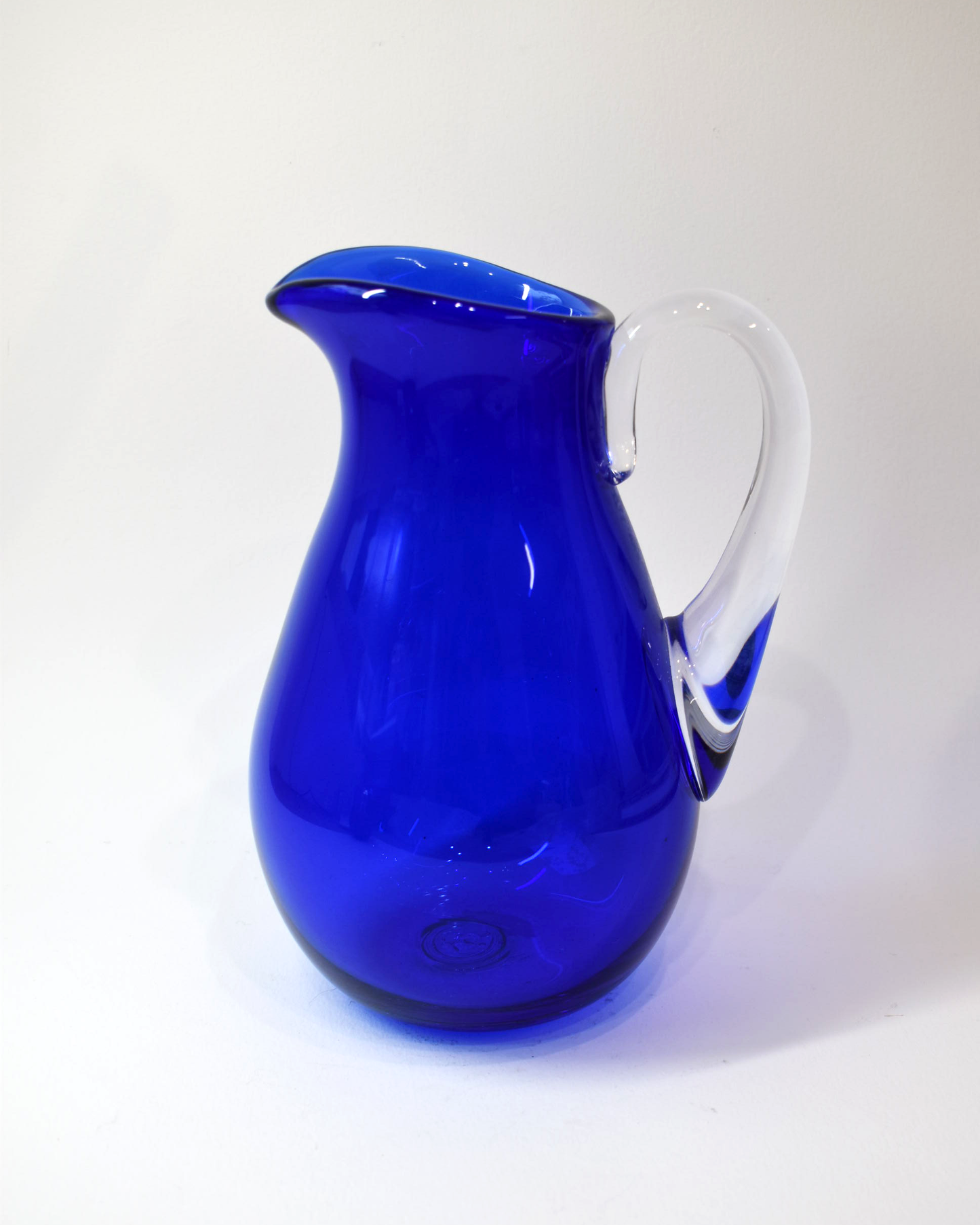 Royal Blue Glass Jug (L)