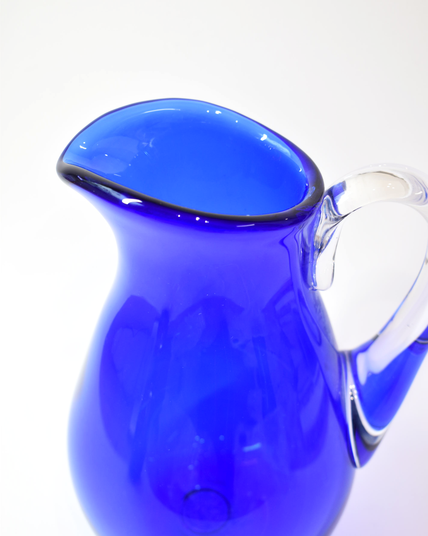 Royal Blue Glass Jug (L)