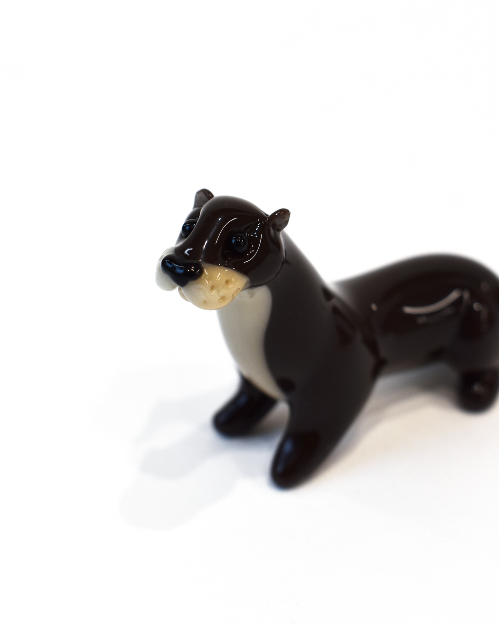 'Little Otter' Glass Sculpture