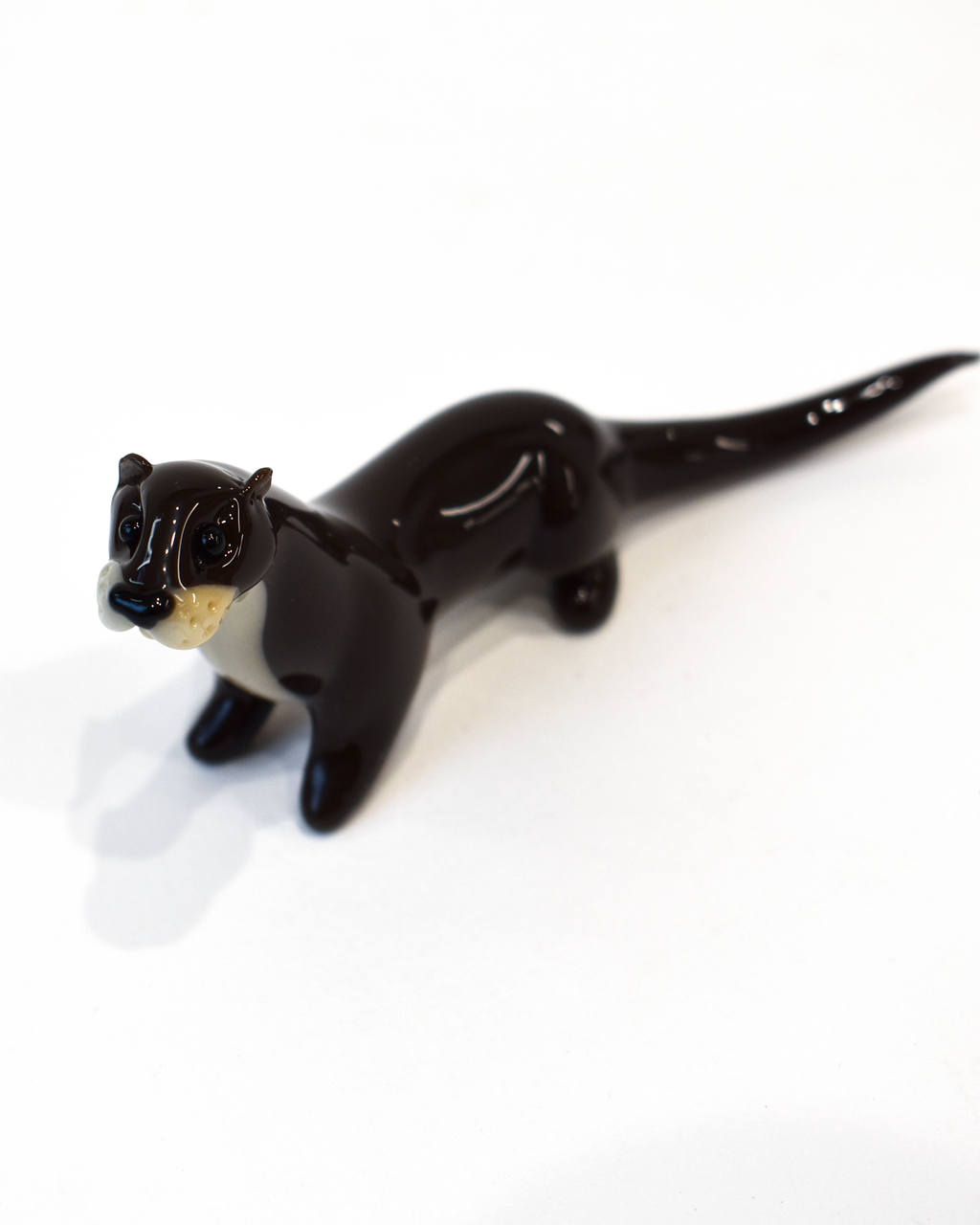 'Little Otter' Glass Sculpture