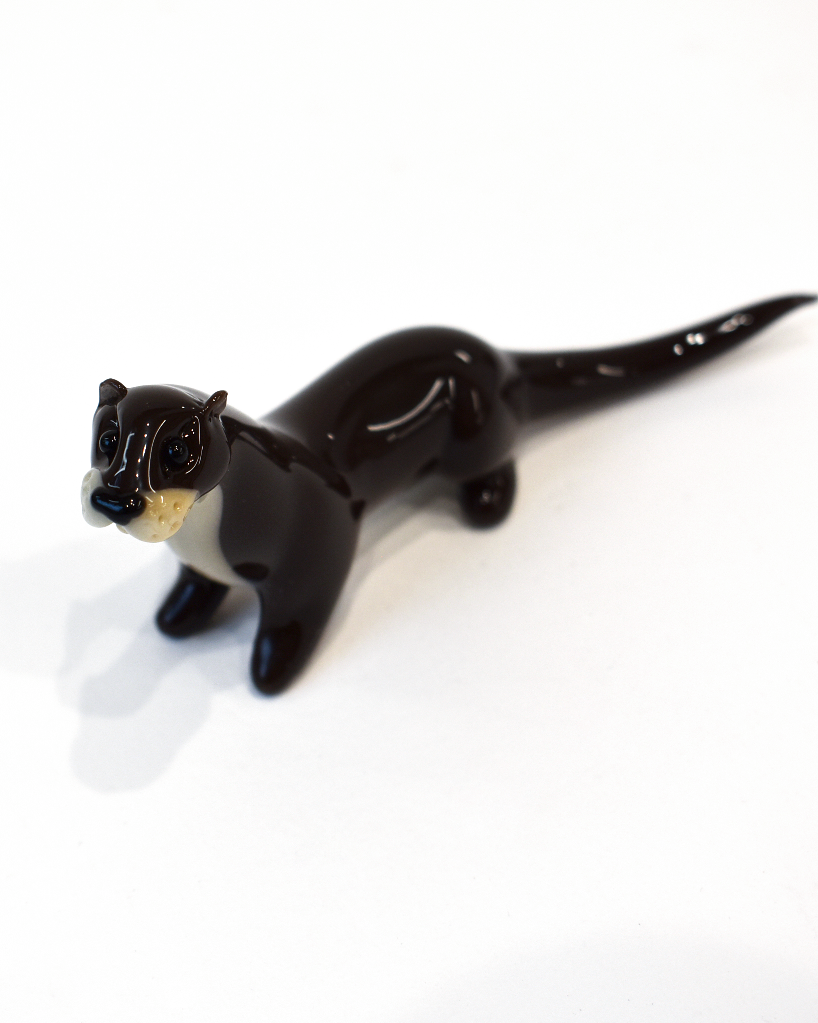 'Little Otter' Glass Sculpture