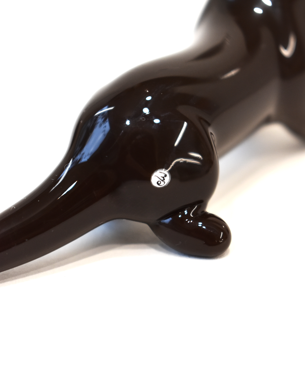 'Little Otter' Glass Sculpture