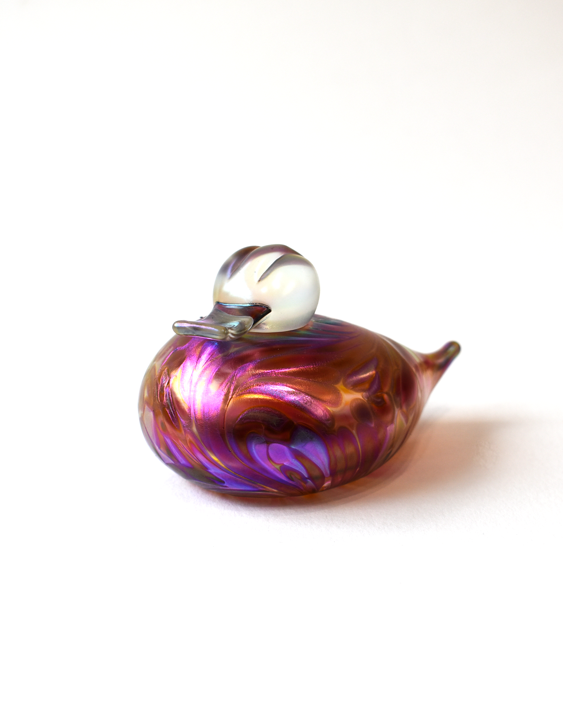 blown glass duck