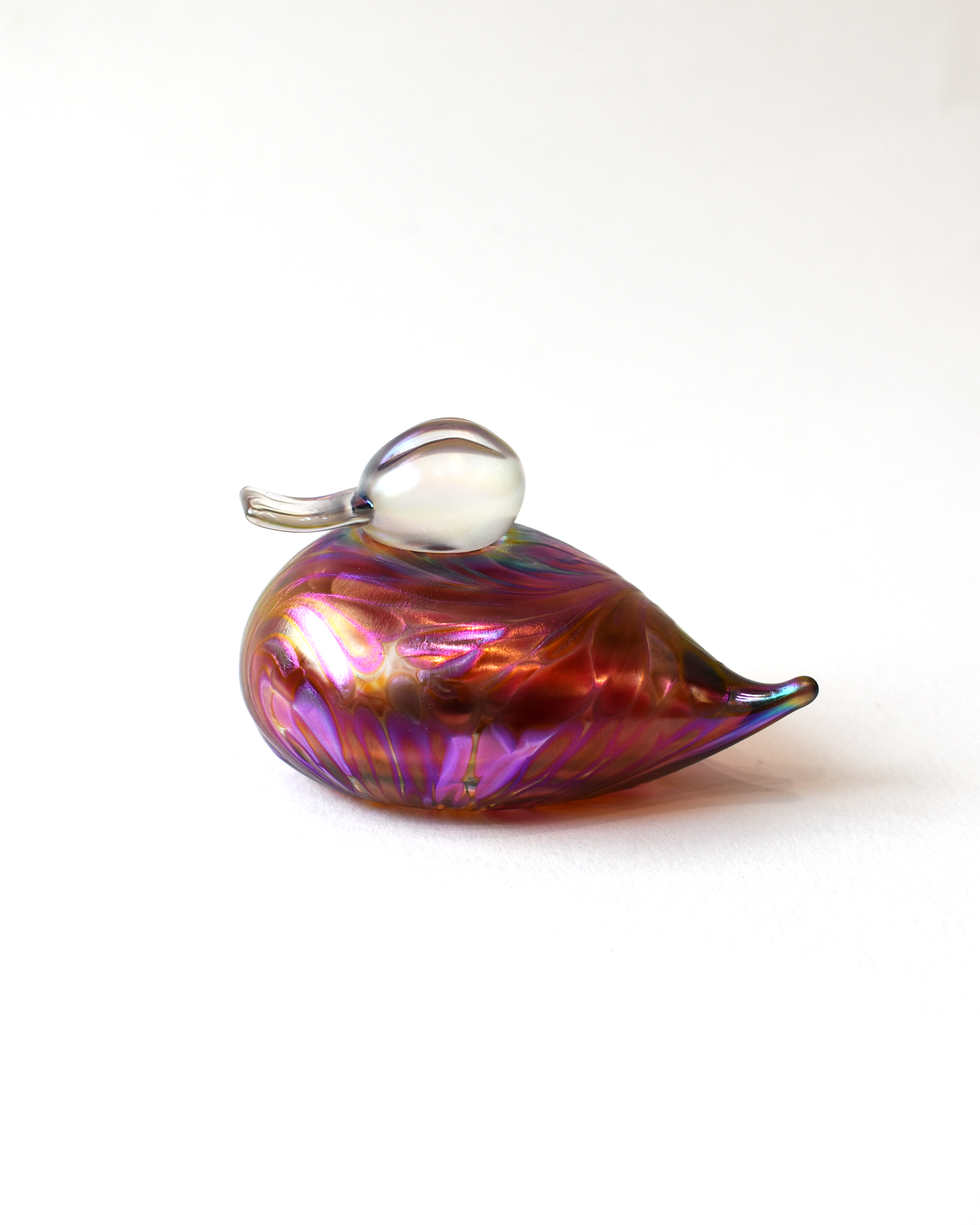 blown glass duck