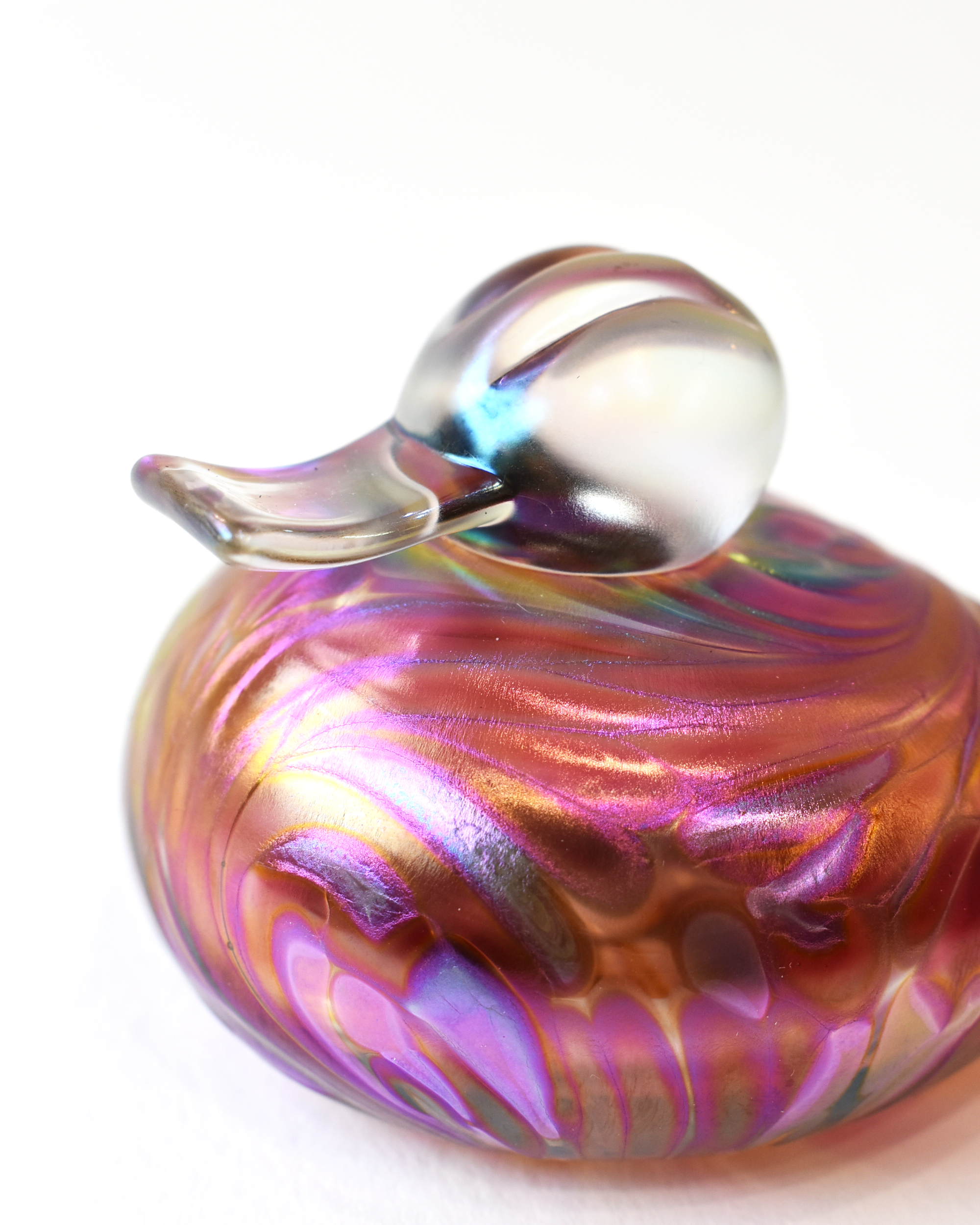 blown glass duck