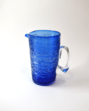 Load image into Gallery viewer, Blue Ripple Glass Jug (M)
