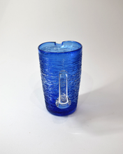 Load image into Gallery viewer, Blue Ripple Glass Jug (M)
