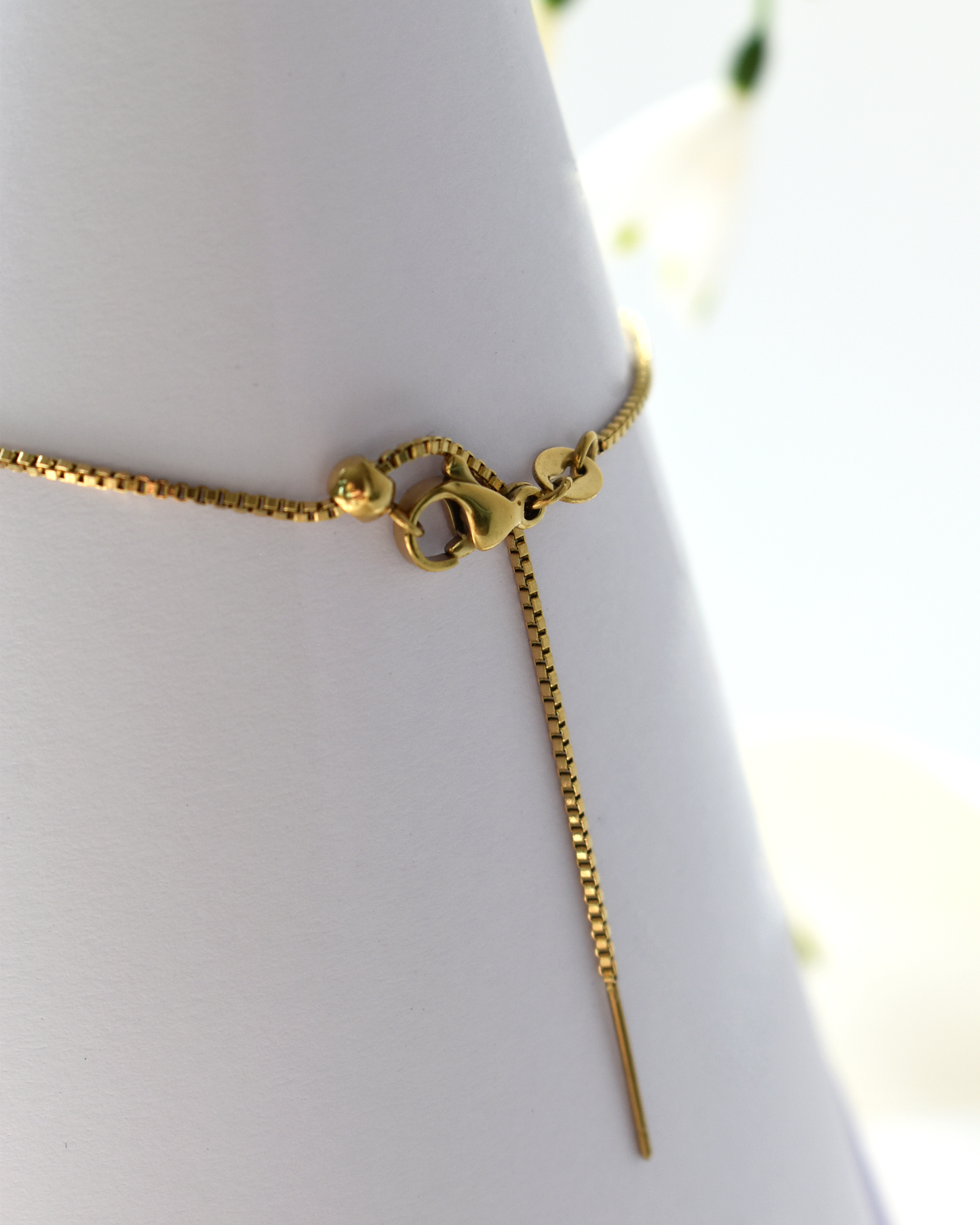 Gold Crystal Ball Bracelet