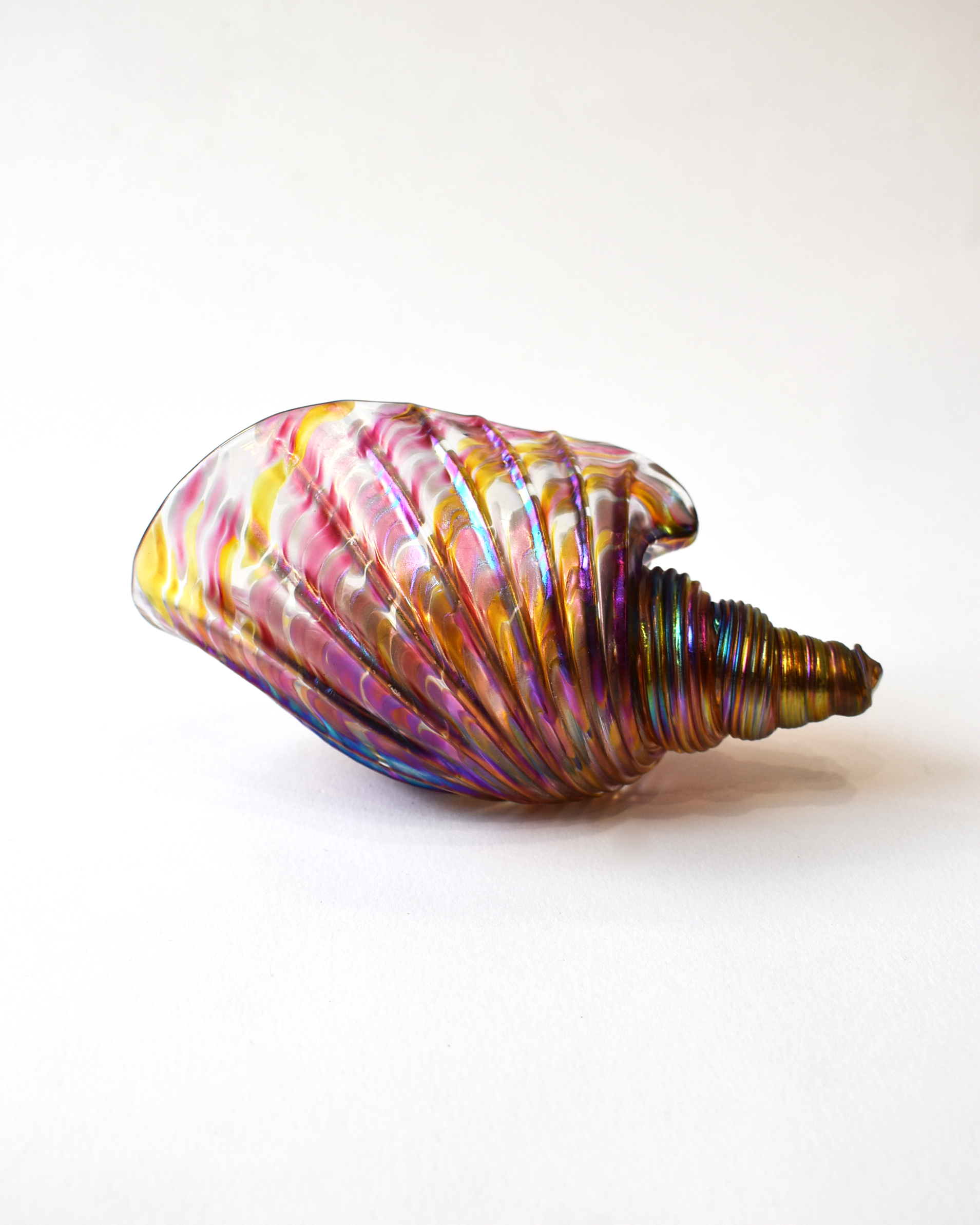 Pink Featherspray Shell (L)