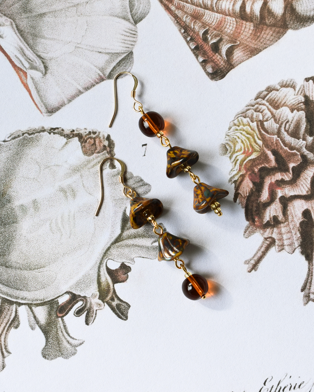 'Autumn Seed Pod' Earrings