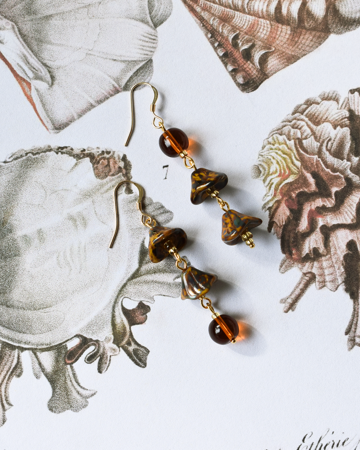 'Autumn Seed Pod' Earrings