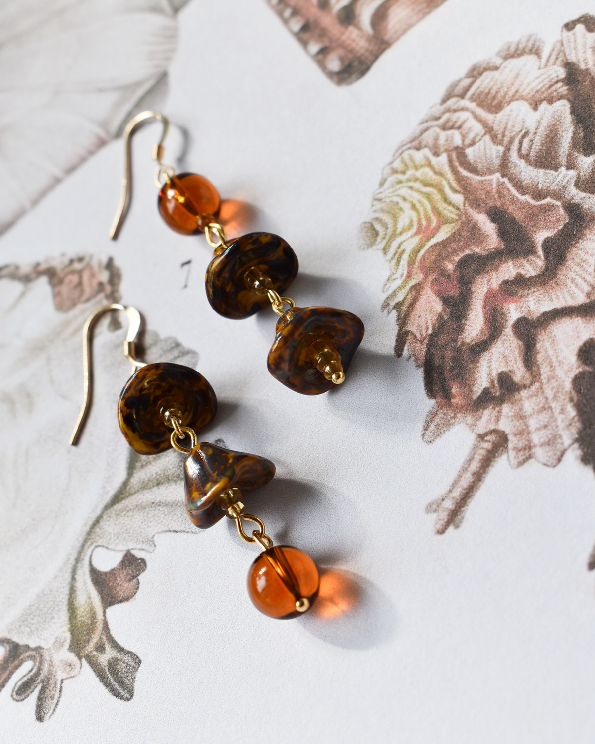 'Autumn Seed Pod' Earrings