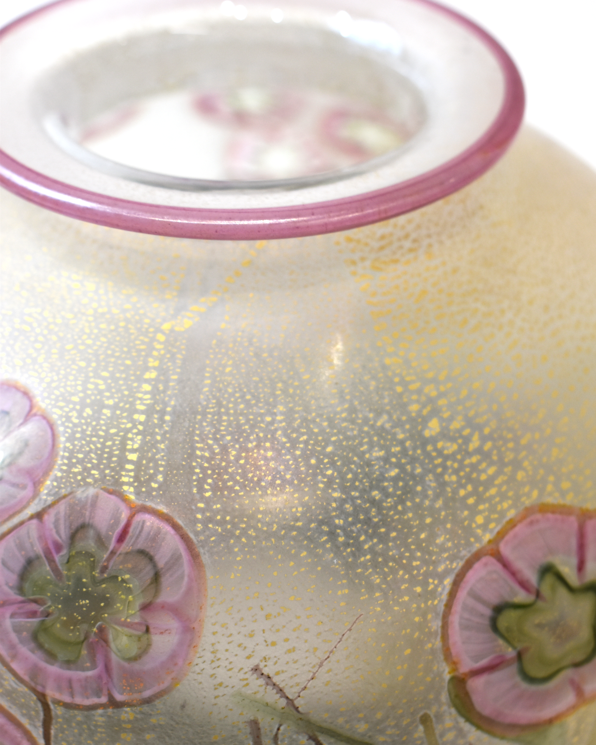 Wild Rose Open Sphere Vase