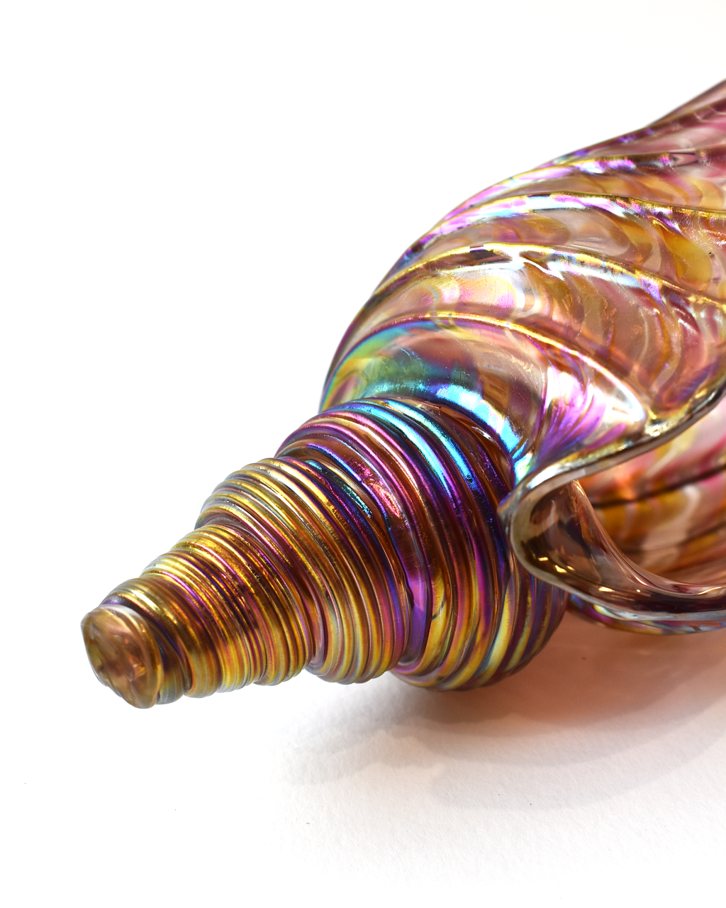 Pink Featherspray Shell (L)