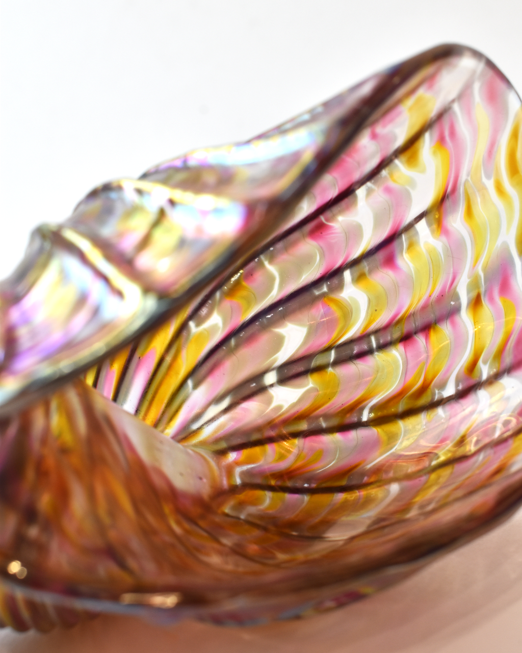 Pink Featherspray Shell (L)