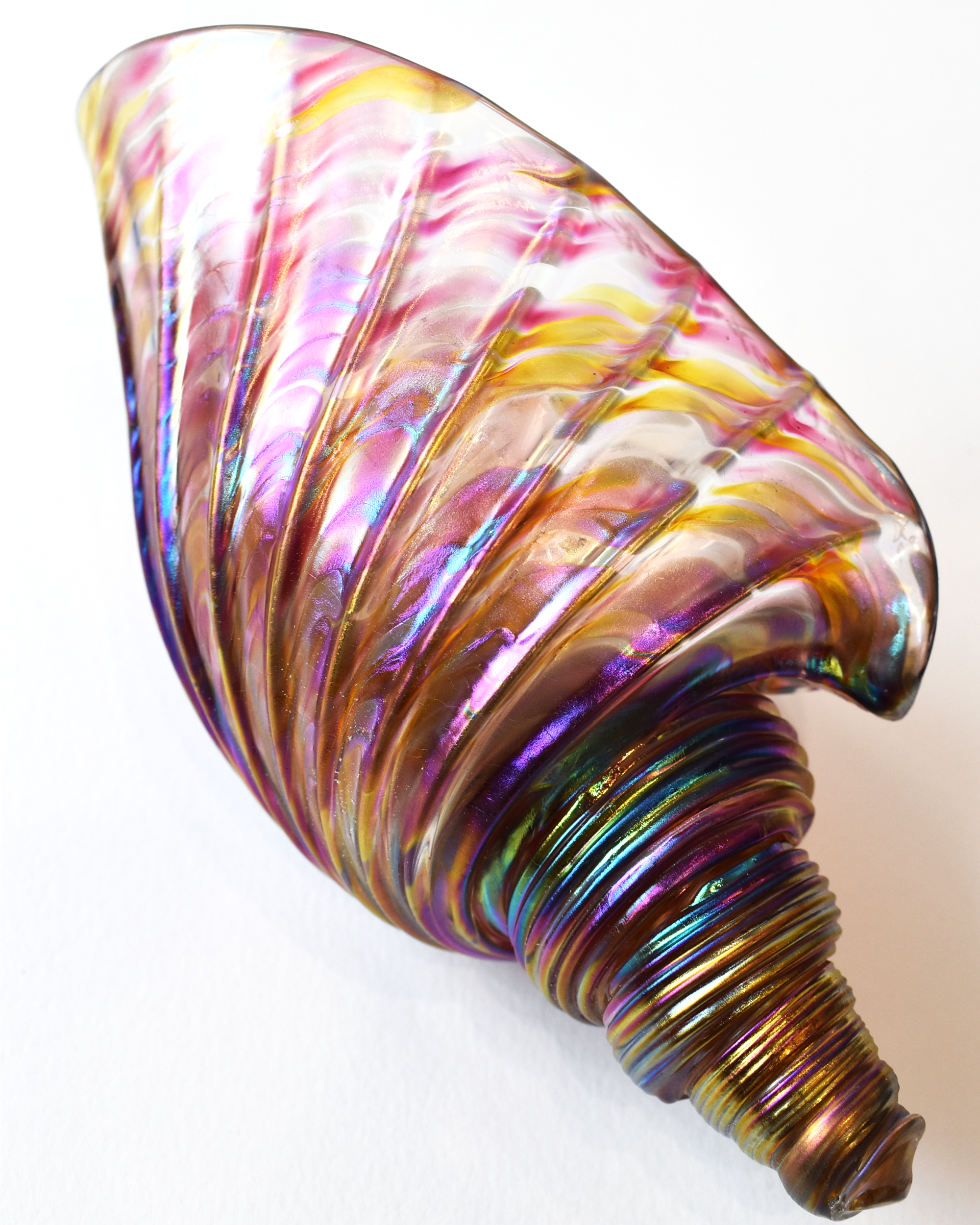 Pink Featherspray Shell (L)