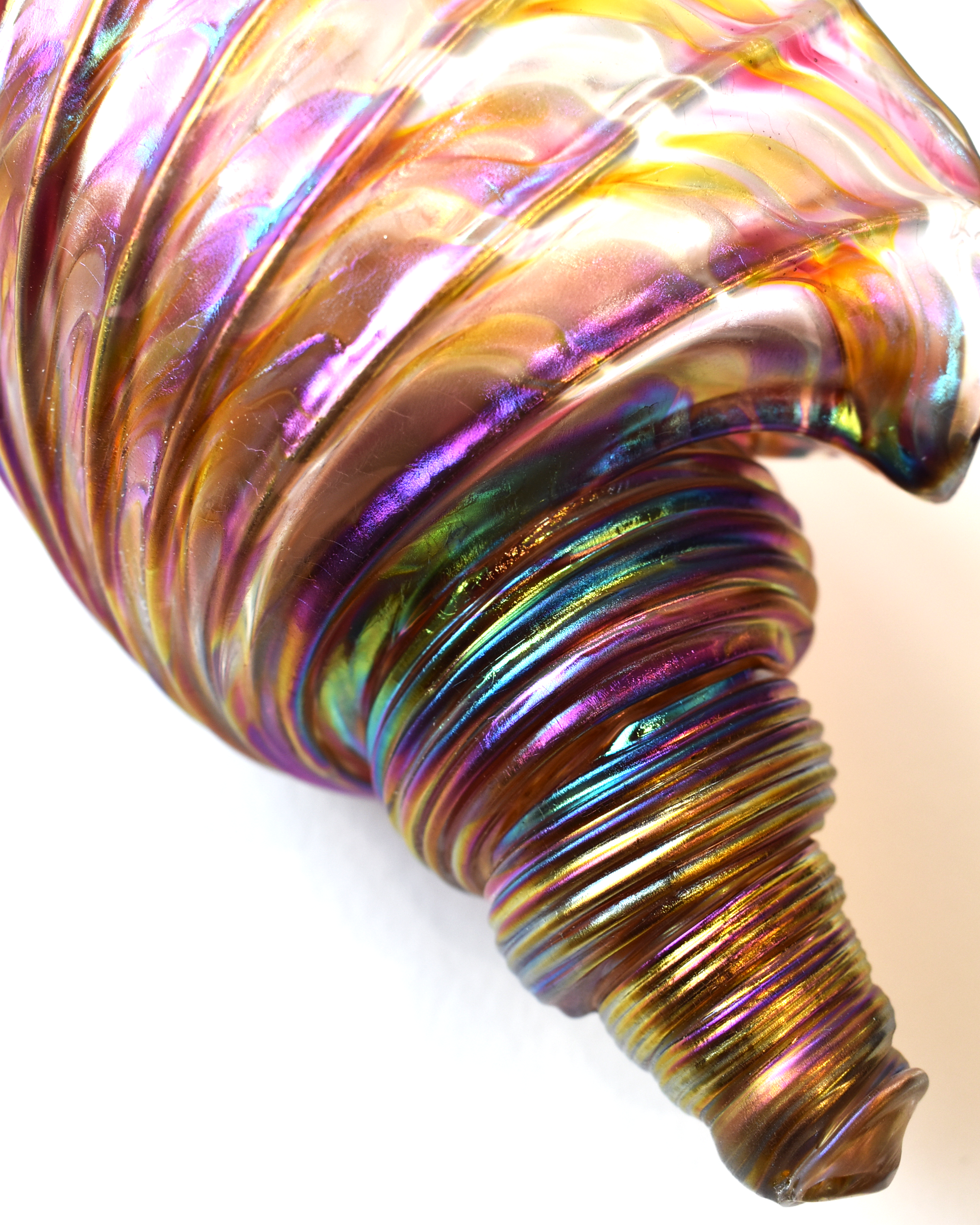 Pink Featherspray Shell (L)
