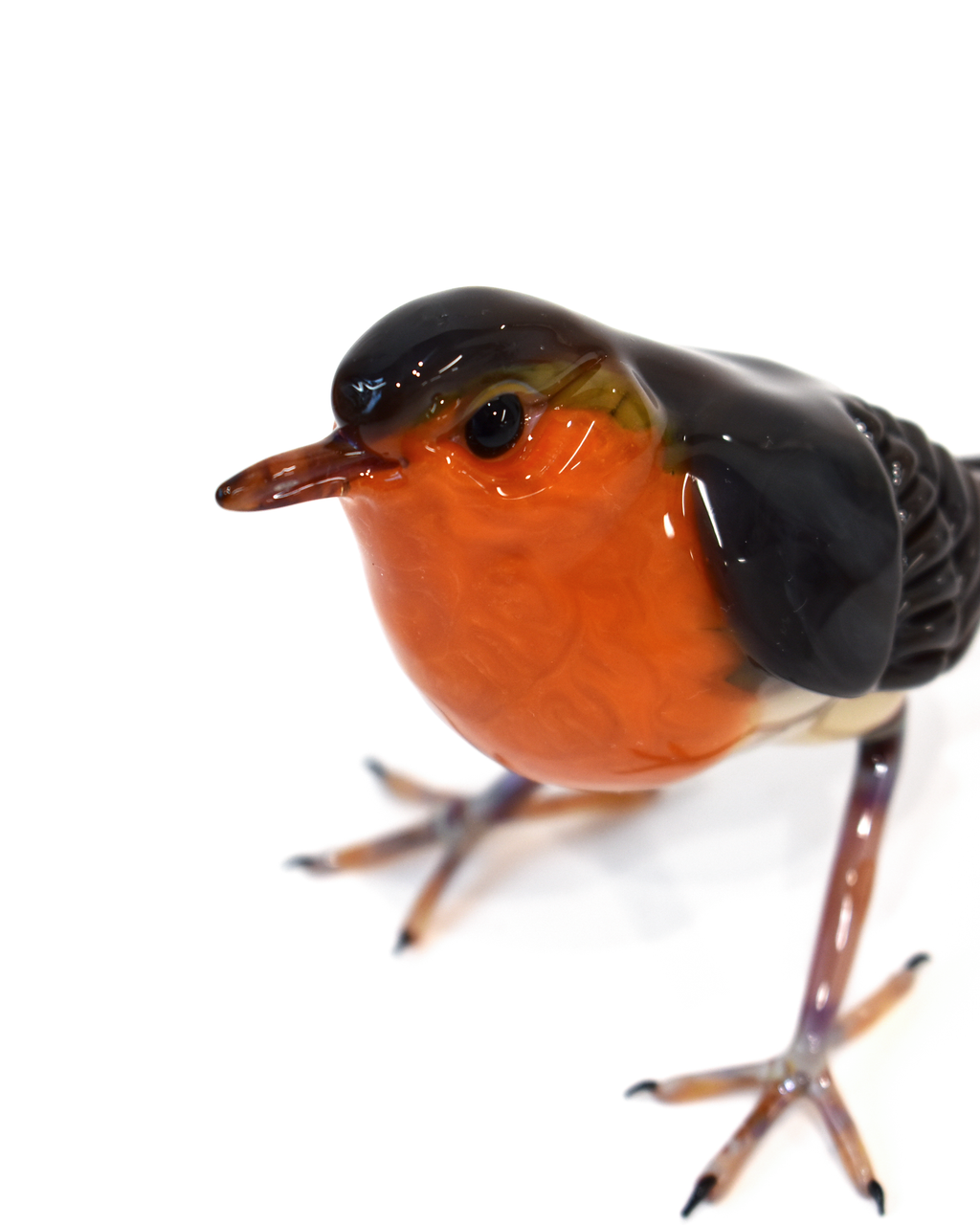 'Robin Red Breast' Glass Sculpture