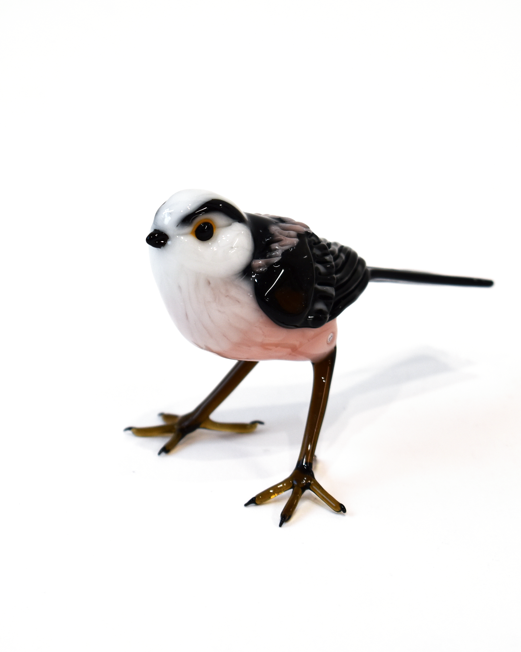 'Long Tail Tit' Glass Sculpture