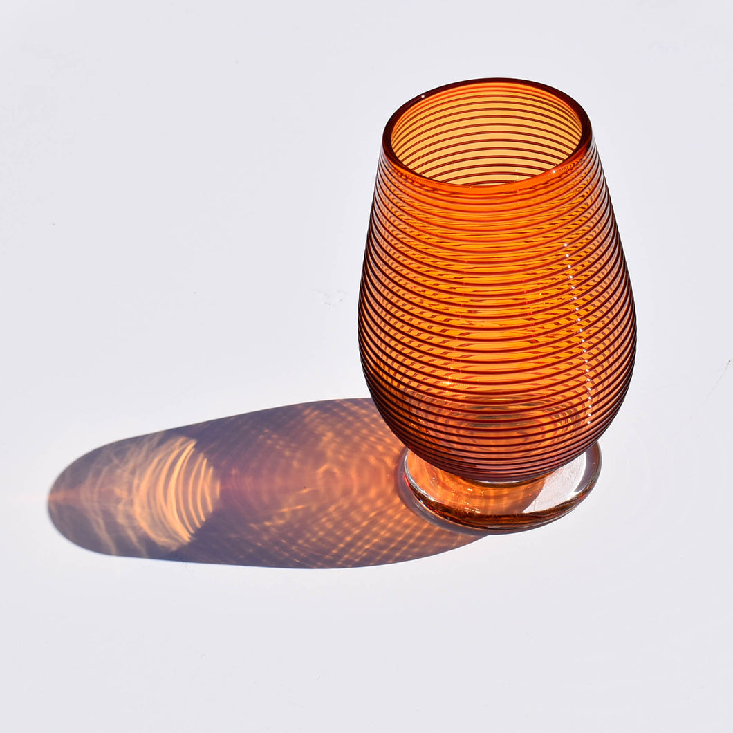 Orange Spiral Tumbler - Corley Studio Shop