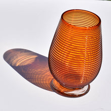 Load image into Gallery viewer, Orange Spiral Tumbler - Corley Studio Shop
